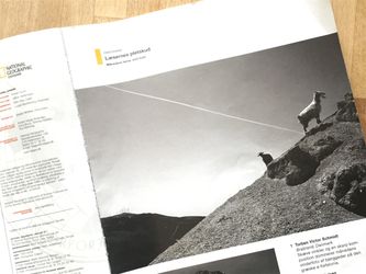 Printed pic in the danish edition of Natgeo